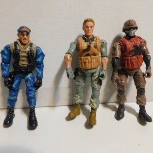 Lot of 3 Lenard Military figures from series "The Corp"